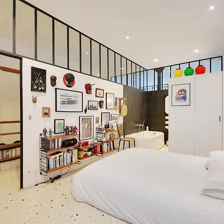 Spacious Vintage Duplex Flat - Gare Du Nord Apartmán Paříž
